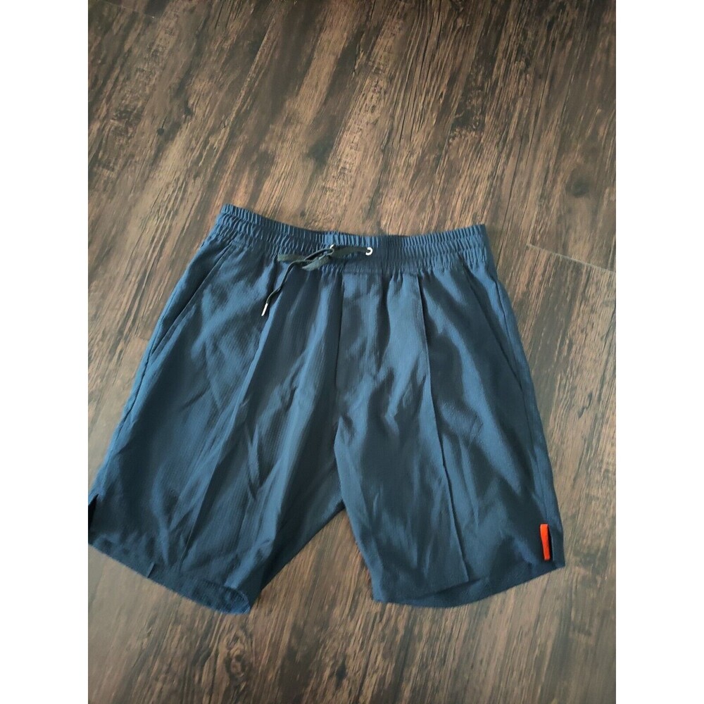 Seneca Shorts Medium Blue Mens 30" Draw Strings Made in New York Japan fabric